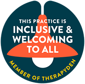Proud member of TherapyDen — this practice is inclusive and welcoming to all